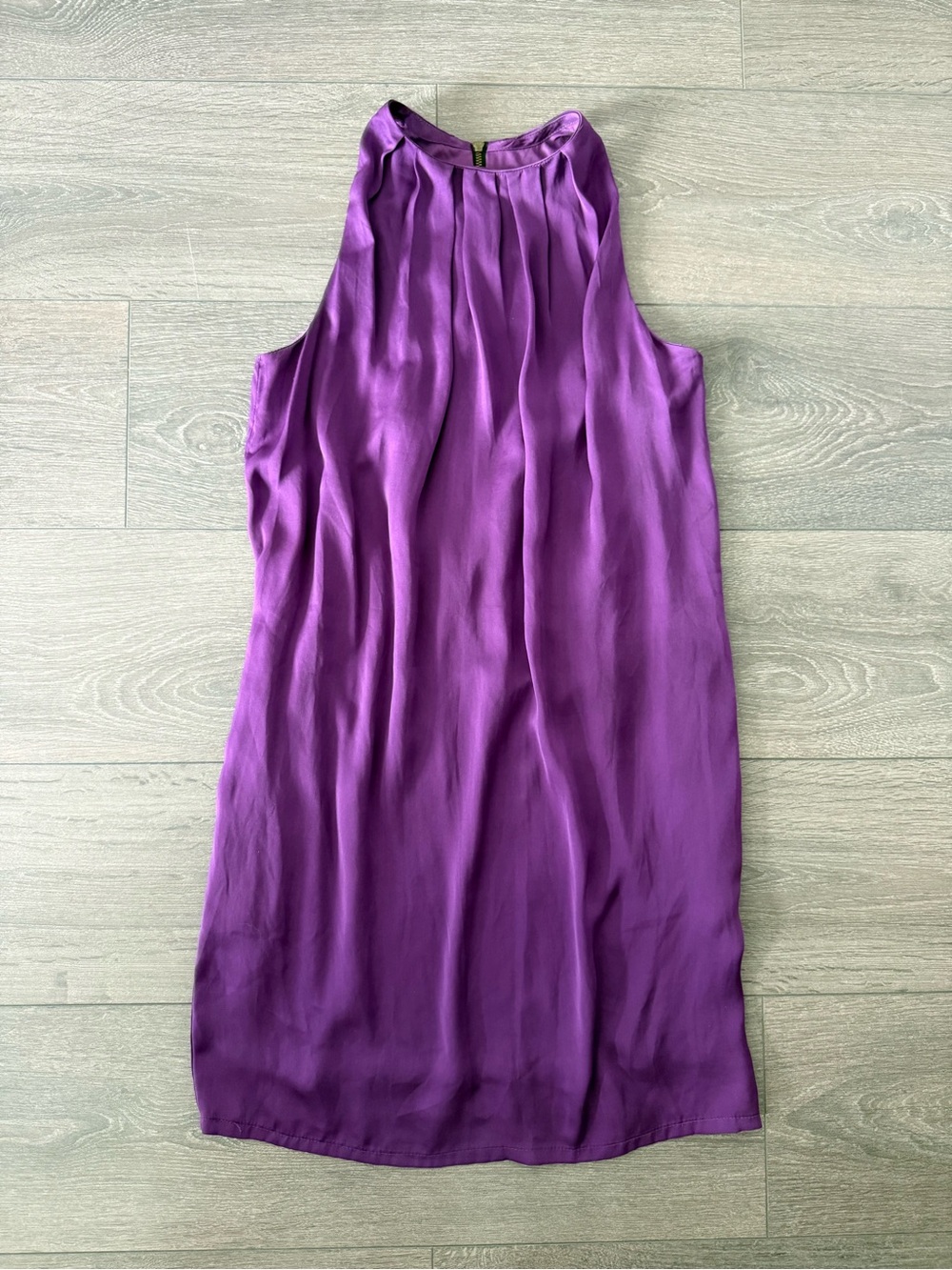 Sleeveless Purple Shift Dress Zara with pockets Party event wedding XS